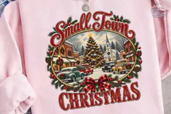 Small Town Christmas PNG Shirt Design Product Image 3
