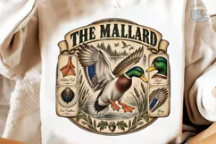 The Mallard Duck PNG Shirt Design Product Image 4