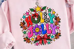 Holly Jolly Christmas PNG Shirt Design Product Image 3