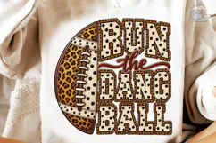 Run The Dang Ball Football PNG Tee Product Image 4