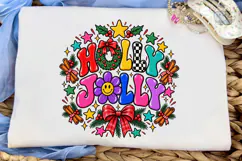 Holly Jolly Christmas PNG Shirt Design Product Image 5