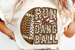 Run The Dang Ball Football PNG Tee Product Image 6