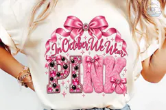 In October We Wear Pink PNG Shirt Product Image 6