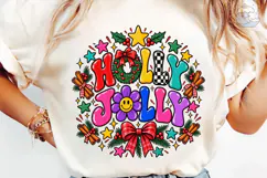 Holly Jolly Christmas PNG Shirt Design Product Image 6