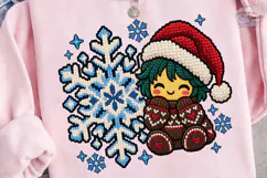 Christmas Snowflake Gingerbread PNG Shir Product Image 3