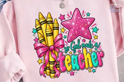 So God Made a Teacher PNG Shirt Design Product Image 3