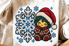 Christmas Snowflake Gingerbread PNG Shir Product Image 4