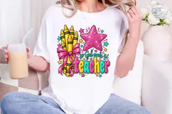 So God Made a Teacher PNG Shirt Design Product Image 5