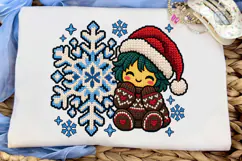 Christmas Snowflake Gingerbread PNG Shir Product Image 5
