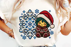 Christmas Snowflake Gingerbread PNG Shir Product Image 6