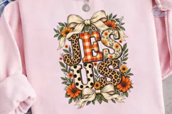 Jesus Floral Leopard PNG Sublimation Tee Product Image 3