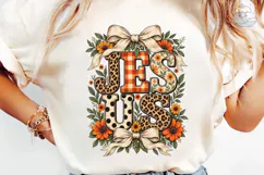 Jesus Floral Leopard PNG Sublimation Tee Product Image 6