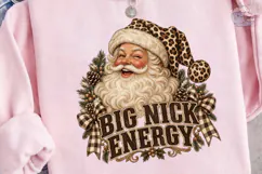 Big Nick Energy Santa PNG Shirt Design Product Image 3