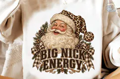 Big Nick Energy Santa PNG Shirt Design Product Image 4
