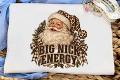 Big Nick Energy Santa PNG Shirt Design Product Image 5