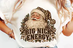 Big Nick Energy Santa PNG Shirt Design Product Image 6