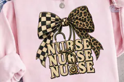 Nurse Bow Stethoscope PNG Shirt Design Product Image 3