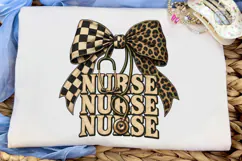 Nurse Bow Stethoscope PNG Shirt Design Product Image 5