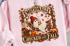 Emotionally Checked Into Fall Ghost PNG Product Image 2