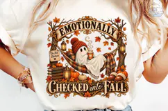 Emotionally Checked Into Fall Ghost PNG Product Image 6