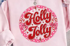 Holly Jolly Christmas PNG Shirt Design Product Image 3