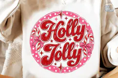 Holly Jolly Christmas PNG Shirt Design Product Image 4