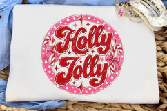 Holly Jolly Christmas PNG Shirt Design Product Image 5