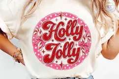 Holly Jolly Christmas PNG Shirt Design Product Image 6