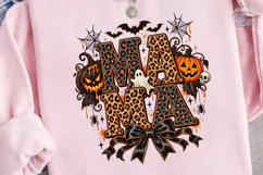 Halloween Mama Leopard PNG Shirt Design Product Image 3