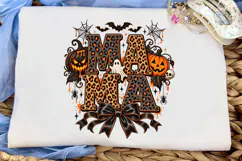 Halloween Mama Leopard PNG Shirt Design Product Image 5