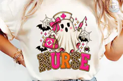 Halloween Nurse Ghost PNG Shirt Design Product Image 6