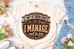 I Don't Get Enough Credit PNG Shirt Product Image 2