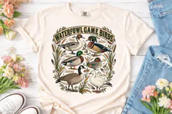 Waterfowl Game Birds PNG Shirt Design Product Image 2