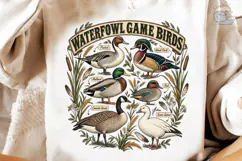 Waterfowl Game Birds PNG Shirt Design Product Image 3
