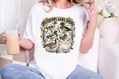 Waterfowl Game Birds PNG Shirt Design Product Image 4