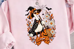 Halloween Witch Duck PNG Shirt Design Product Image 3