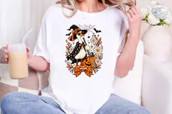 Halloween Witch Duck PNG Shirt Design Product Image 5