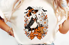 Halloween Witch Duck PNG Shirt Design Product Image 6