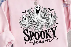 Spooky Season Ghost Halloween PNG Tee Product Image 2