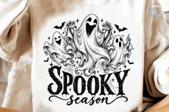 Spooky Season Ghost Halloween PNG Tee Product Image 3