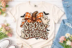 Spooky Season Halloween Pumpkin PNG Tee Product Image 2
