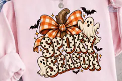 Spooky Season Halloween Pumpkin PNG Tee Product Image 3