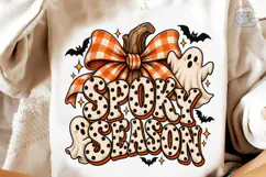 Spooky Season Halloween Pumpkin PNG Tee Product Image 4