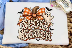 Spooky Season Halloween Pumpkin PNG Tee Product Image 6