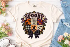 Spooky Halloween Crest PNG Shirt Design Product Image 2