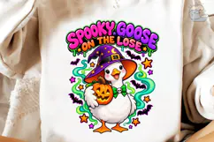 Spooky Goose Halloween PNG Shirt Design Product Image 4