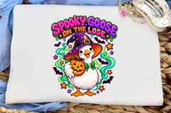 Spooky Goose Halloween PNG Shirt Design Product Image 5