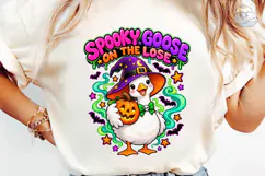 Spooky Goose Halloween PNG Shirt Design Product Image 6