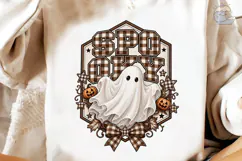 Spooky Ghost Halloween PNG Shirt Design Product Image 4