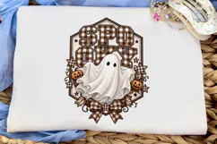 Spooky Ghost Halloween PNG Shirt Design Product Image 5